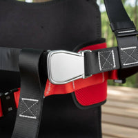 High-Strength Straps Aerial Glide Seat Harness Aluminum Buckle Aerial Glide Safety Seat Easy to Put on for Amusement Park
