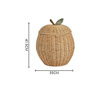 Woven Storage Basket with Lid Functional Lidded Storage Basket Versatile