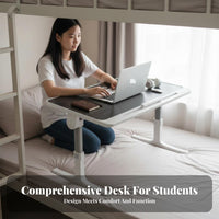Adjustable Folding Table Foldable Lap Desk Space-Saving for Sofa, Students, Kids