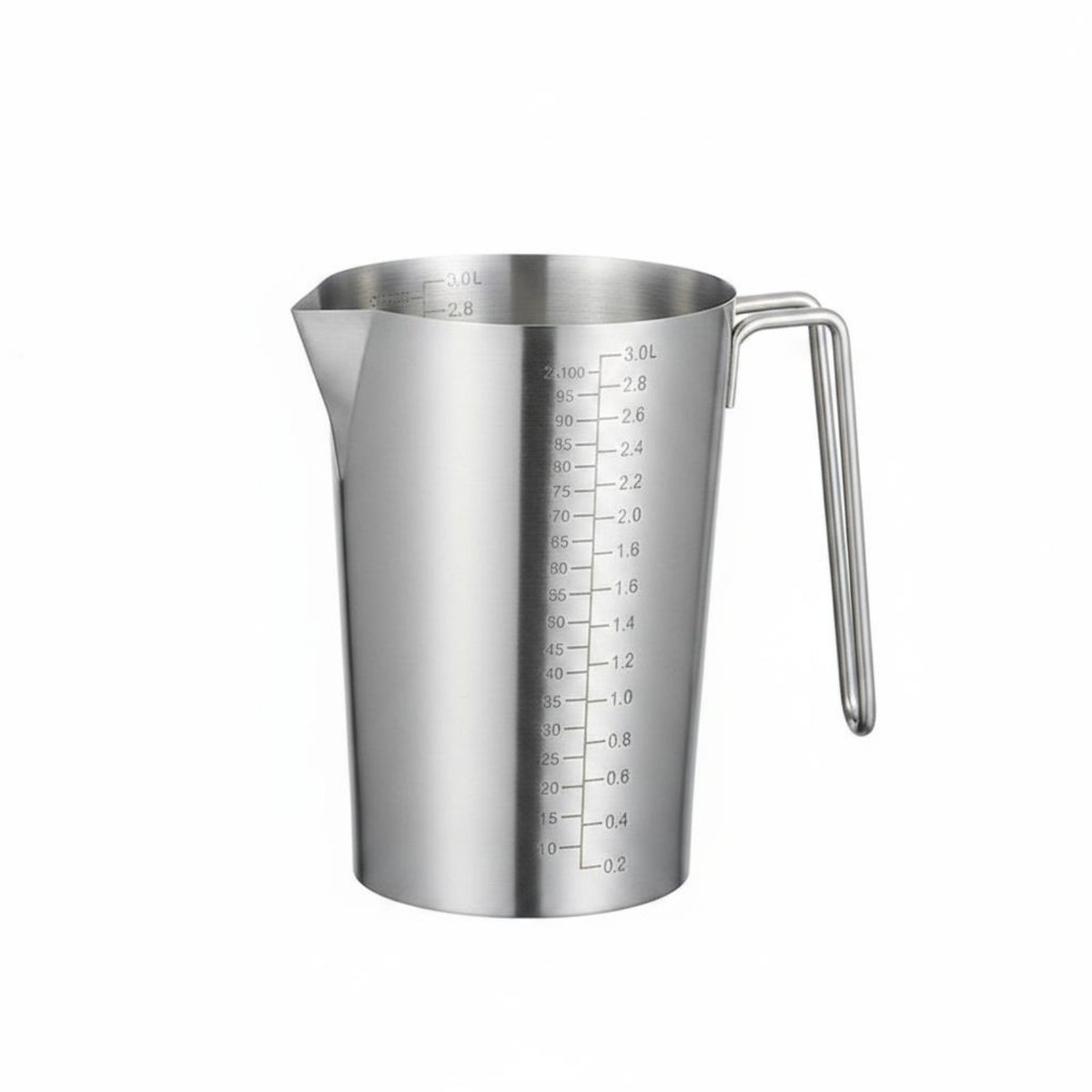 Stainless Steel Measuring Cup Thickened Pouring Measuring Cup Tapered Kitchen Utensil Tool