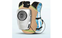 Portable Air-Cooling Vest with Fan Reflective Cooling Vest Adjustable Lightweight for Golfers, Outdoor Work
