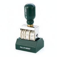 DIY Tool Roller Date Stamp Wooden Handle Adjustable Date Stamper Craft Supply for Crafters