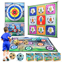 Children's Soccer Game Set with Fabric Goal