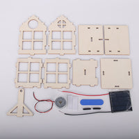 小学生趣味科学实验太阳能小屋物理实验科技小制作DIY材料批发