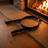 Chimney Pipe Support Bracket Adjustable Chimney Pipe Bracket with Clamp Hard-Wearing Components for Installers