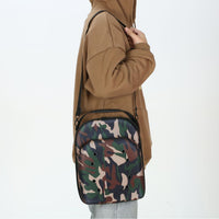 Camouflage EVA Hat Storage Bag with Handle and Shoulder Strap