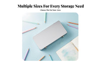 Rectangular Tin with Hinged Lid Portable Rectangular Tin Box multifunctional