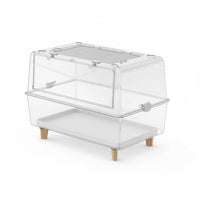 Transparent Hamster Villa additional Large Space Transparent Hamster House Chewresistant
