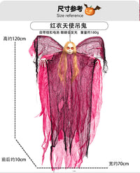 Halloween Witch Hanging Decoration with Sound and Light