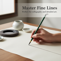 Fine Weasel Hair Detail Paint Brush for Traditional Chinese Painting, Calligraphy, Pottery, and Watercolor
