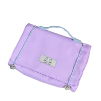 Foldable Makeup Bag with Brush Holders Portable Makeup Brush Travel Case Lightweight Cosmetic Bag Small for Commuting