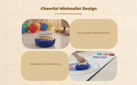 Curling Game Set, 11cm sphere, Indoor Outdoor, Random Color