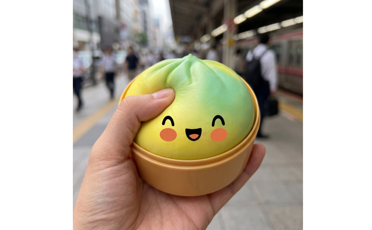 Squeezable Bao Bun Squishy Long-Lasting Bun Squishy Resilient Stress Ball Elastic for Desk