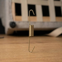 10 Pieces Sofa Sag Repair Spring Easy to Install Furniture Balance Spring Hook Heavy-Duty Steel