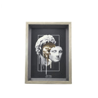 Photo frame Display Enclosure Layered Deep Picture Frame Clear Window Tabletop ornament for Desktop