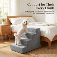 Pet Sofa Bed Access, Dog Small Dogs, Washable Steps, High Density Foam Pet Ramp, Gentle Slope Dog St - Image 8