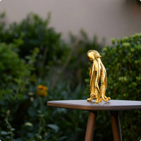 Squid Candle Holder Gold Decor Seaside for Mantel