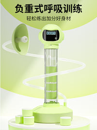 新款电子呼吸哑铃便携腹式锻炼肺活量腹肌马甲线盆底肌呼吸训练器