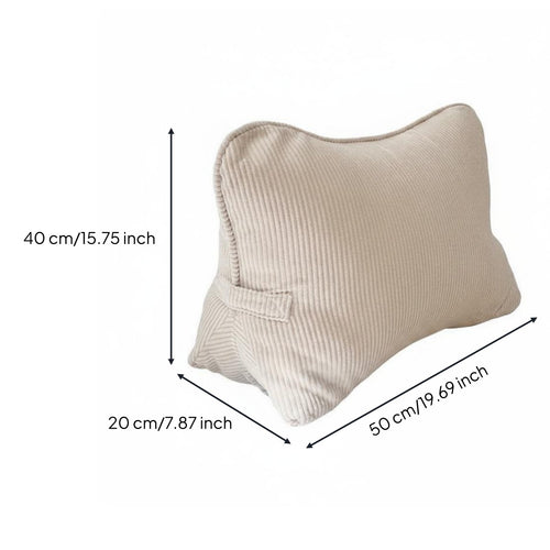Corduroy Pillow Washable Support Pillow 360 Degree Border Finish