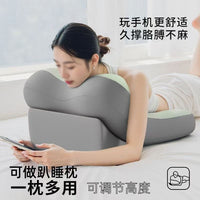 Multifunctional Neck and Waist Support Cushion for Bed, Sofa, and Office
