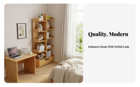 Space-Saving Multi-Tier Standing Shelf Multifunctional storage single unit Simple Assembly Storage Rack Sturdy and long-finaling for Book Lovers, Apartment Dwellers, Decor aficionados, Living Room, Bedroom, Study