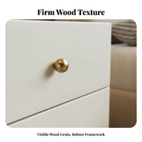 3-Drawer Chest Modern Design Bedside Table Easy to Clean for Entryway, Hallway