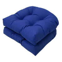 2 Pieces Tufted Chair Cushion Thick Tufted Seat Cushion Soft for Patio