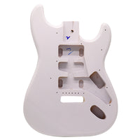 Poplar White Glossy Electric Guitar Body for DIY Electric Guitar Accessories