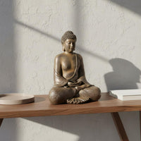 Zen Buddha Ornament Indoor Outdoor Use Meditating Buddha Statue Calming