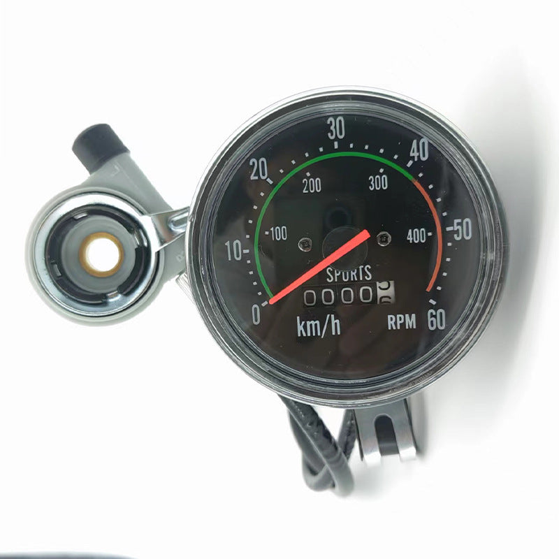 Wired Mechanical Bike Computer with Acrylic Display, Universal for Road and Mountain Bikes