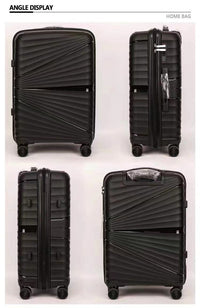 Zipper Trolley Case with Spinner Wheels for Students