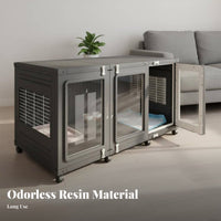 Clear Dog Enclosure Luxury Villa Design Clear Panel Dog House Transparent View Easy to Clean