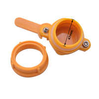 Honey Extractor Outlet Valve Screw Clamp Processing Equipment Orange-Yellow