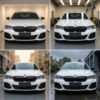 Non-Fading Front Kidney Grille Long-Lasting Double-Slat Kidney Grille Lightweight Front Grill No Modification