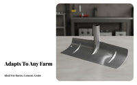 Manure Rake Head Versatile Grain Spreading Rake Head Manganese Steel Scraper Blade Wear Resistant Winter Pusher Blade