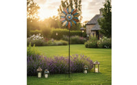 Solar Blade Wind Weather-Resistant Rotating Blade Garden Whirligig Easy To
