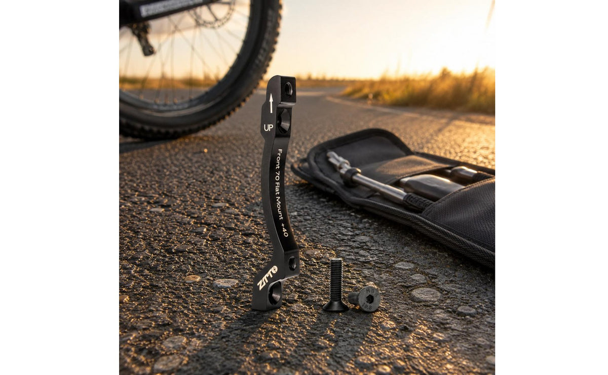 Front Brake Adapter Bracket Includes Screws Disc Brake Adapter Bracket Bike Part Mounting Holes Curved