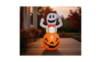 Inflatable Inflatable Specter With | Lighted, Pumpkin specter Inflatable, for Yard