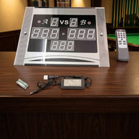 Digital Billiards Scoreboard Wireless Controller Control Billiard Score Board