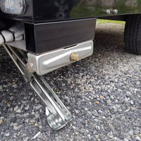 RV Scissor Jack Stabilizer Threaded Stabilizer Jack with Support Pads Strong Support Pad Foot for Campsite Setup, Maintenance Work, Garage Storage