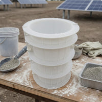 Pedestal Mold Easy Demolding Construction Supply Flanged Rim