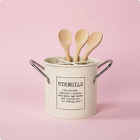 Cutlery Bucket Easy to Clean Divided Utensil Holder Dishwasher Fork Spoon Holder