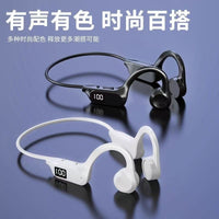 X7 Bone Conduction Bluetooth Earphone with MP3 and Digital Display