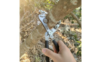 Stainless Steel Orchard Girdling Tool Handheld Adjustable Girdling Cutter Manual Circular Cutting Tool Lever-Action for Orchardists, Gardeners, Arborists, Garden, Grafting, Pruning