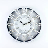 Round Vintage Wall Clock Hollow-out Openwork Wall Clock Quartz