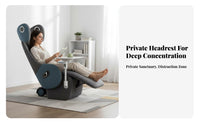 Recliner Chair Space Capsule Design Armchair Modern Aesthetic Multi-Functional for Readers, Homeowners, Bedroom, Leisure Area