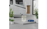 RV Potable Water Fill Inlet Travel Trailer Water Reservoir Inlet Single-Hand Function Installation Kit Included for Boat