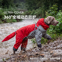 Waterproof Dog Raincoat with Hood for Large Dogs