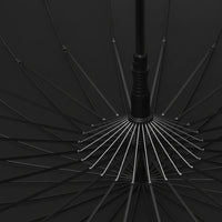 Wind-Resistant Umbrella with 24 Ribs Windproof Umbrella with Double Canopy Sturdy Large for Commuters