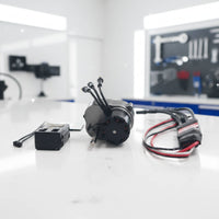 Force Compensation Brushless Engine and ESC Combo Upgrade Part Outrunner Engine with Metal Gearbox for Away-Road, Rock Crawling